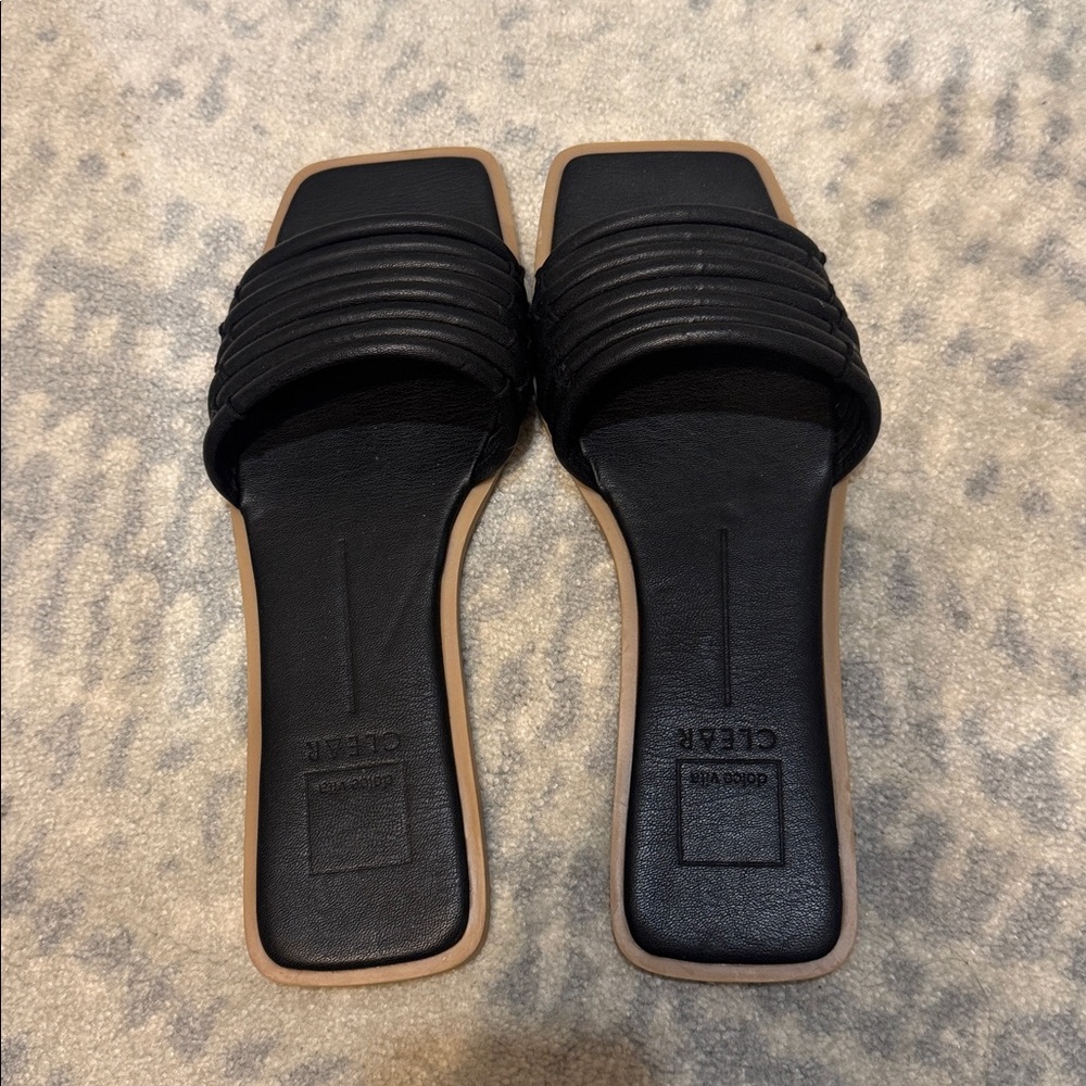 ❤️Dolce Vita Slides - EUC - Black - Size 9.5